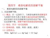 高中化学选修4课件--15难溶电解质的溶解平衡