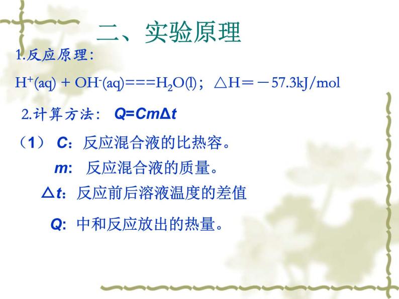 高中化学选修4：中和热测定03