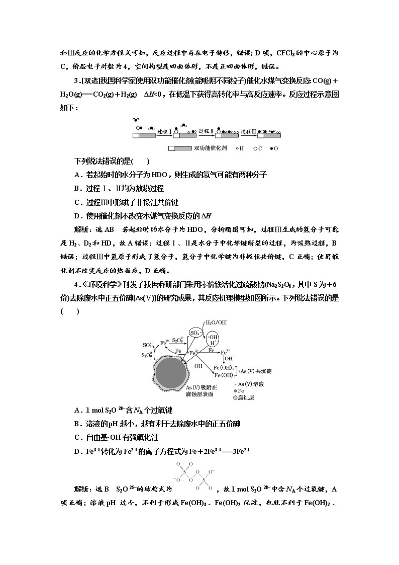 高考化学二轮专题复习  选择题押题练3  催化剂、活化能与反应历程（含解析）02