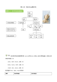 高中化学人教版 (2019)必修 第二册第三节 无机非金属材料导学案及答案