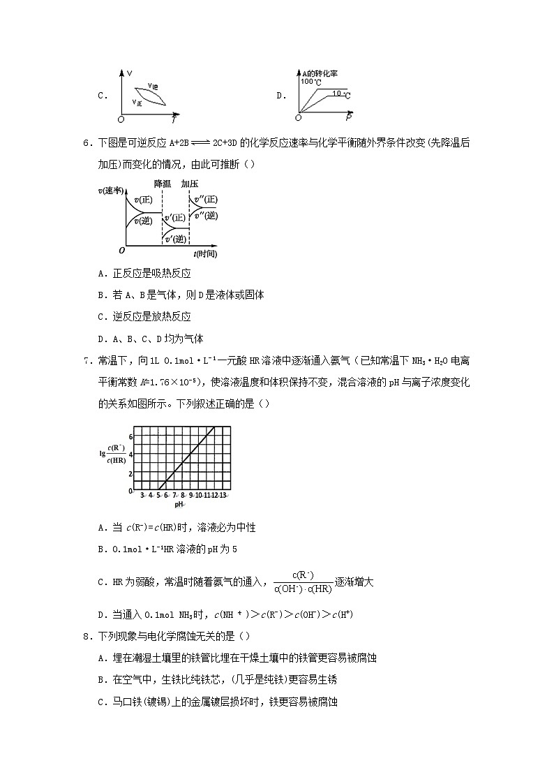 2020_2021学年高中化学寒假作业5综合总复习一含解析2021022715第3页
