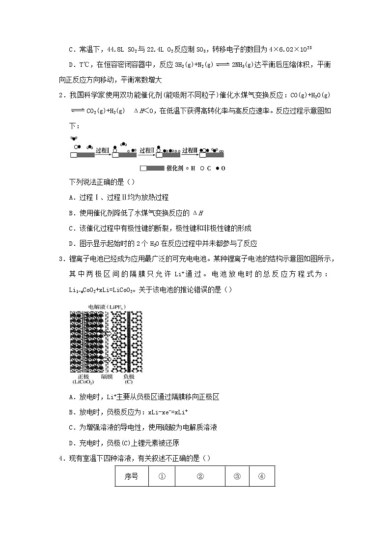 2020_2021学年高中化学寒假作业6综合总复习二含解析2021022716第2页
