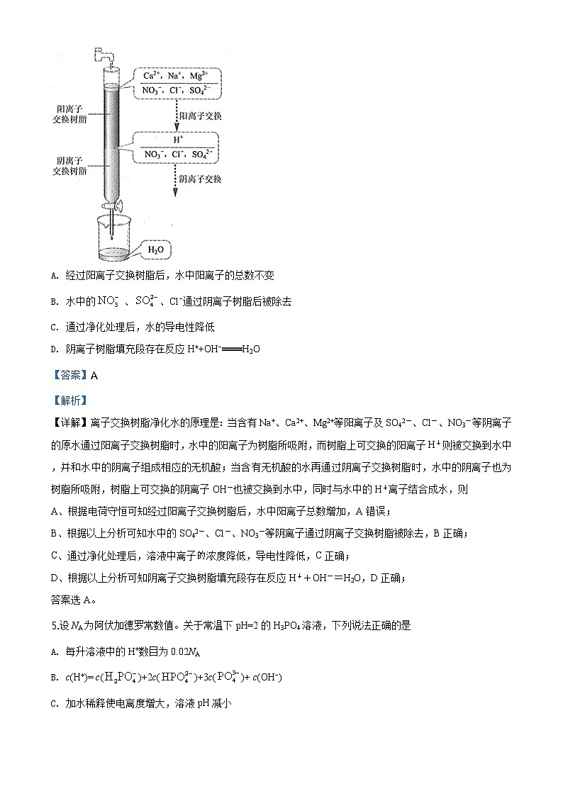 2019年全国卷Ⅲ理综化学高考真题及答案解析（原卷+解析卷）03