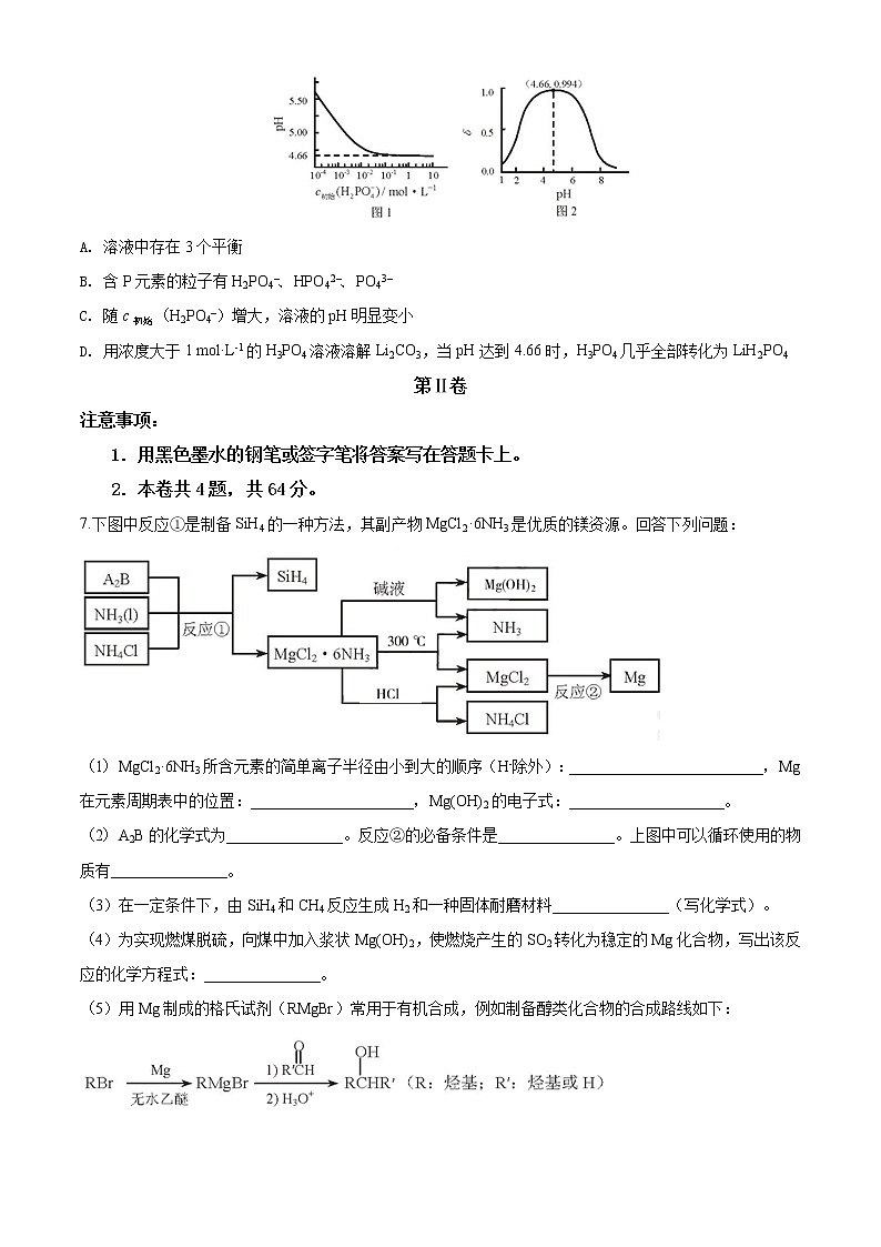 2018年天津卷理综化学高考真题及答案解析（原卷+解析卷）03