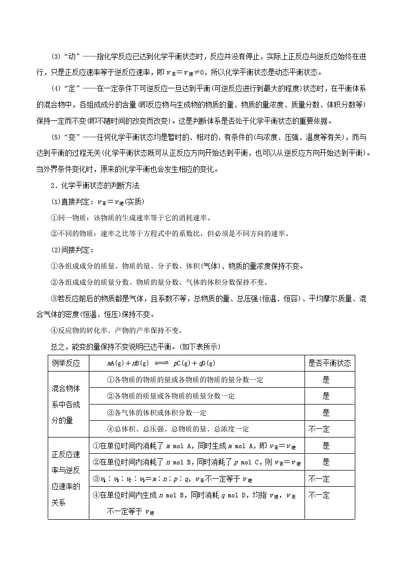 2021年高考化学二轮复习核心考点专项突破化学反应速率与化学平衡练习含解析03