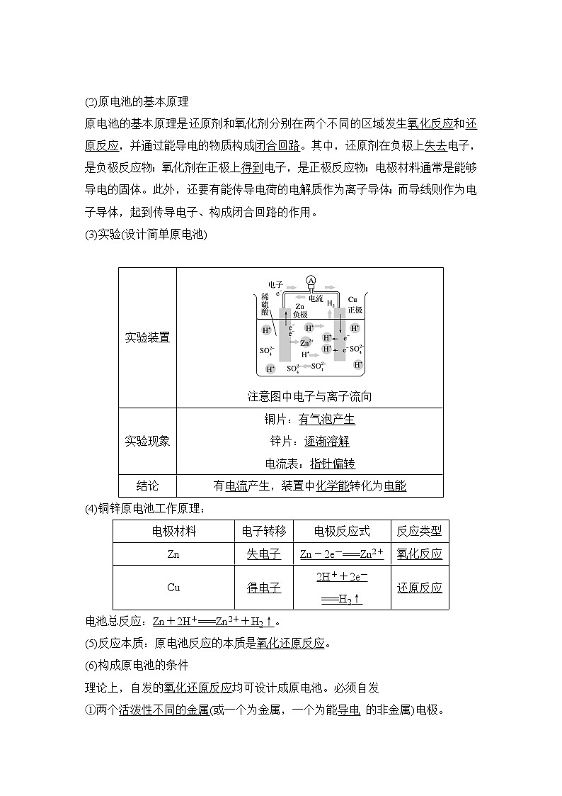 鲁科版 (2019) 高中化学 必修 第二册 第2章 第2节 第2课时 化学反应能量转化的重要应用学案02