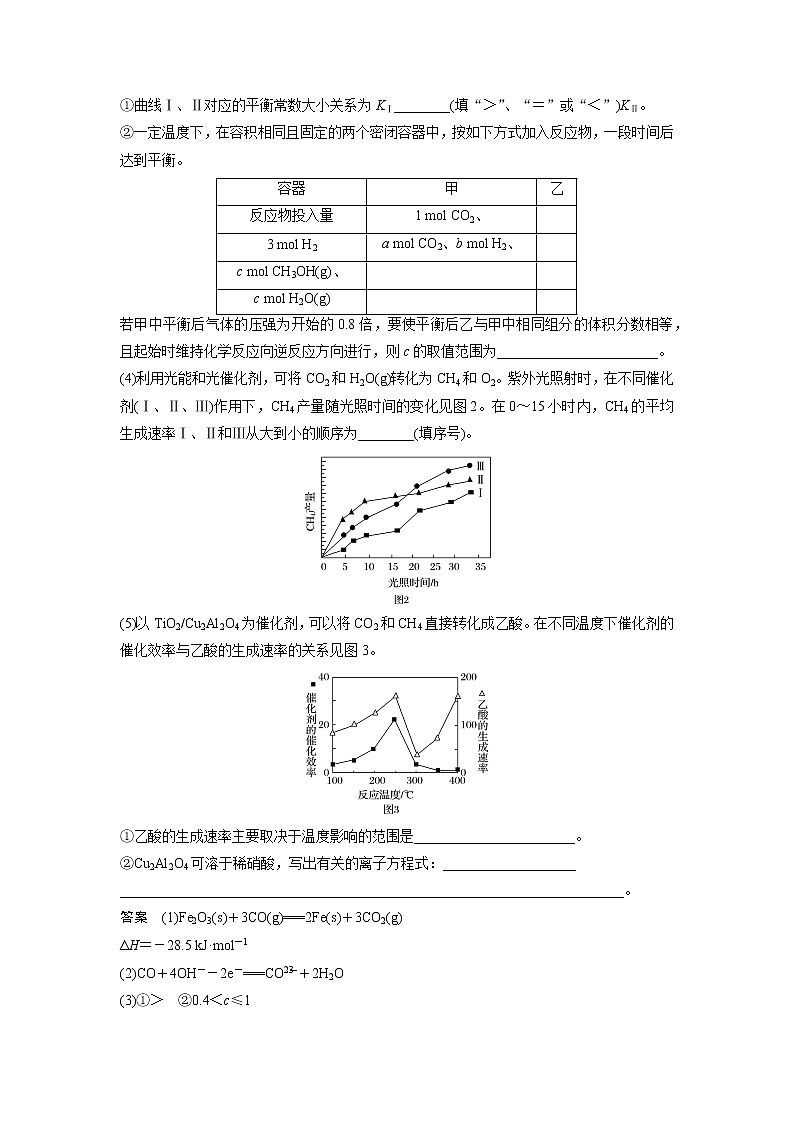 高考化学三轮冲刺热点题型特训 第28题　化学基本理论综合题02