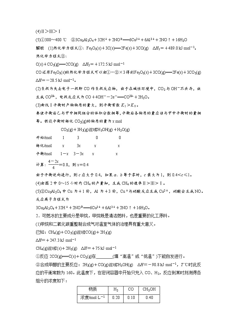 高考化学三轮冲刺热点题型特训 第28题　化学基本理论综合题03