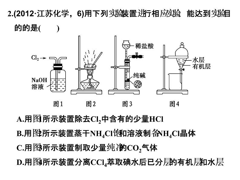 高考化学二轮复习课件：第一部分 专题八06