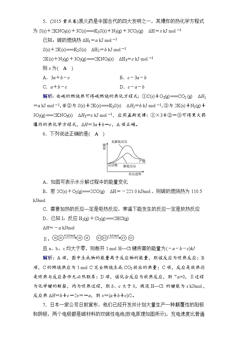 高考化学二轮（通用版）复习逐题对点特训7 Word版含答案03