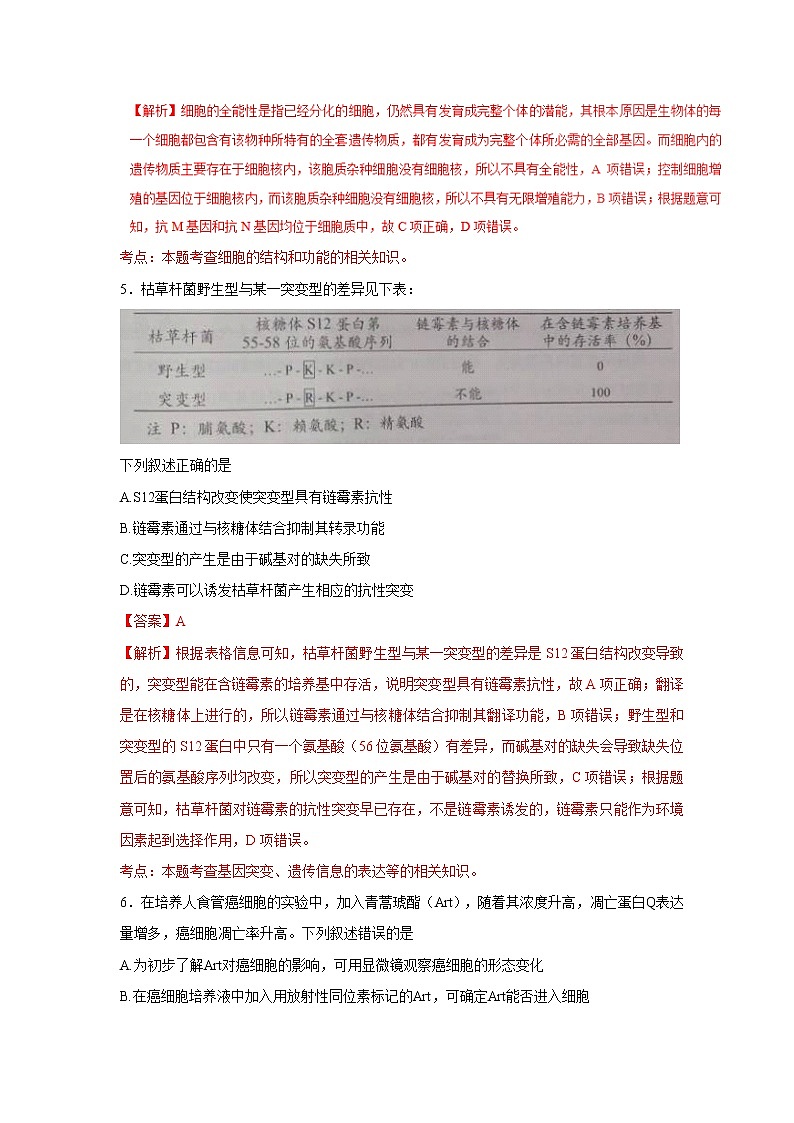 （天津卷）2016年普通高校招生统一考试（理综）试卷（含解析）第3页