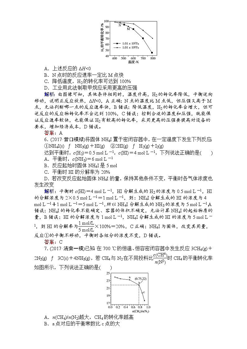 高考化学（人教）一轮复习全程构想-考点滚动练（四） Word版含解析03