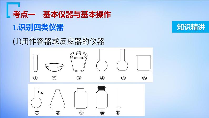 高考化学大二轮总复习_专题十四_化学实验基础知识课件05