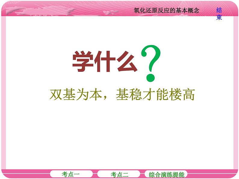 （人教版）2018届高三化学高考总复习课件：第2章 第四节 氧化还原反应的基本概念04