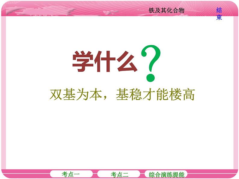 （人教版）2018届高三化学高考总复习课件：第3章 第三节 铁及其化合物04