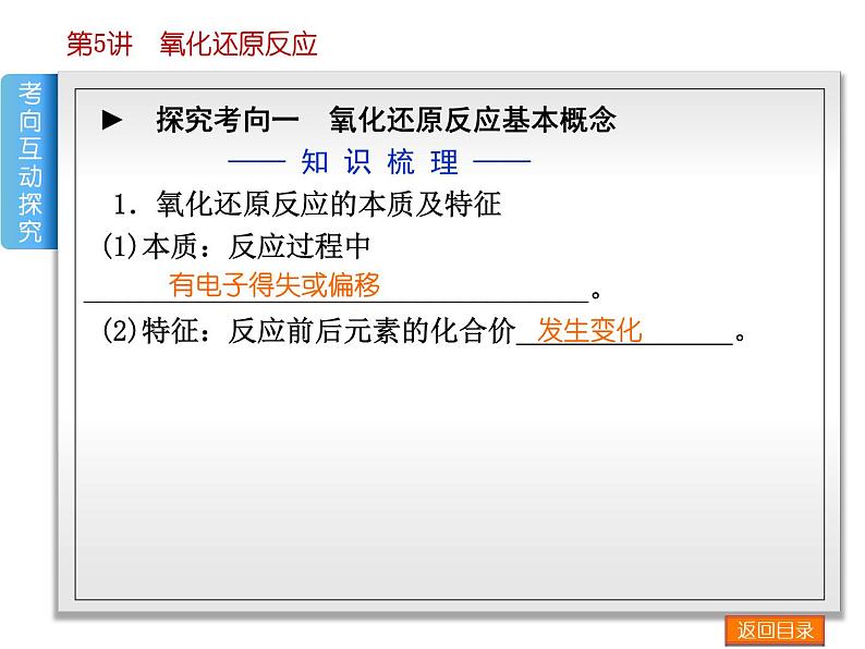 高考化学一轮复习方案_第5讲-氧化还原反应 课件04