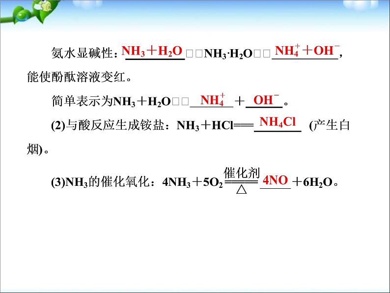 高考化学总复习重点精品课件：氨气08