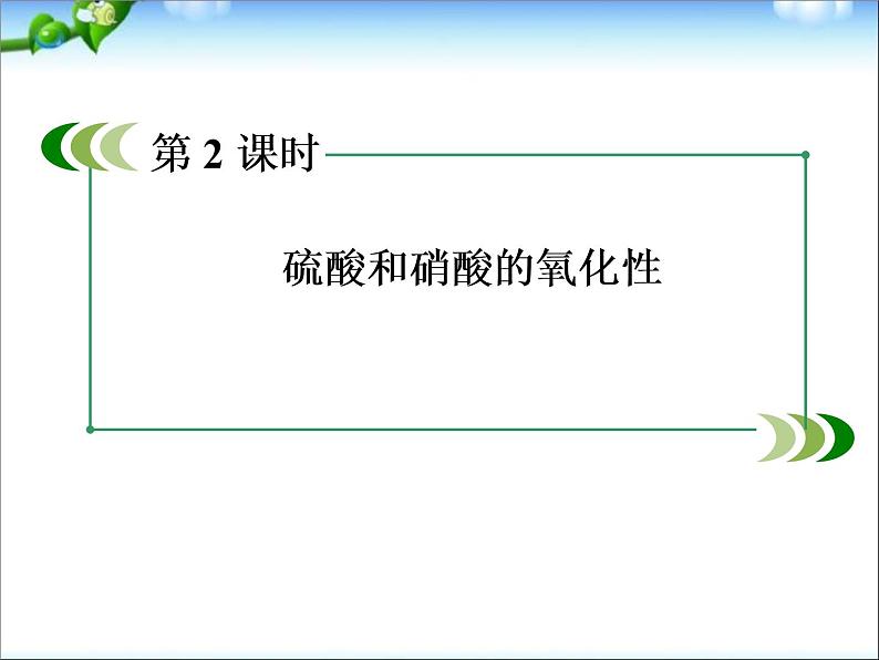 高考化学总复习重点精品课件：_硫酸和硝酸的氧化性(108张)01