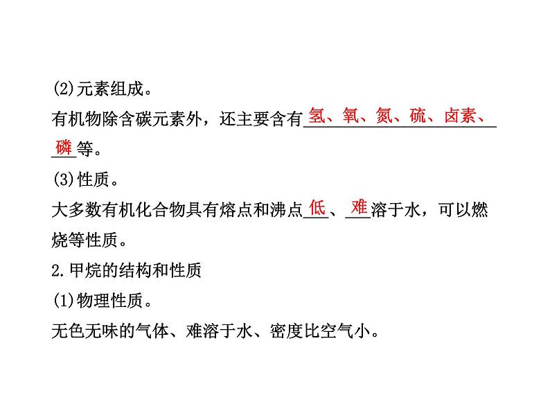 高三化学一轮复习精品课件-9.1认识有机化合物_石油和煤_重要的烃05