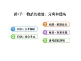 高三化学一轮复习精品课件-10.2_物质的检验、分离和提纯