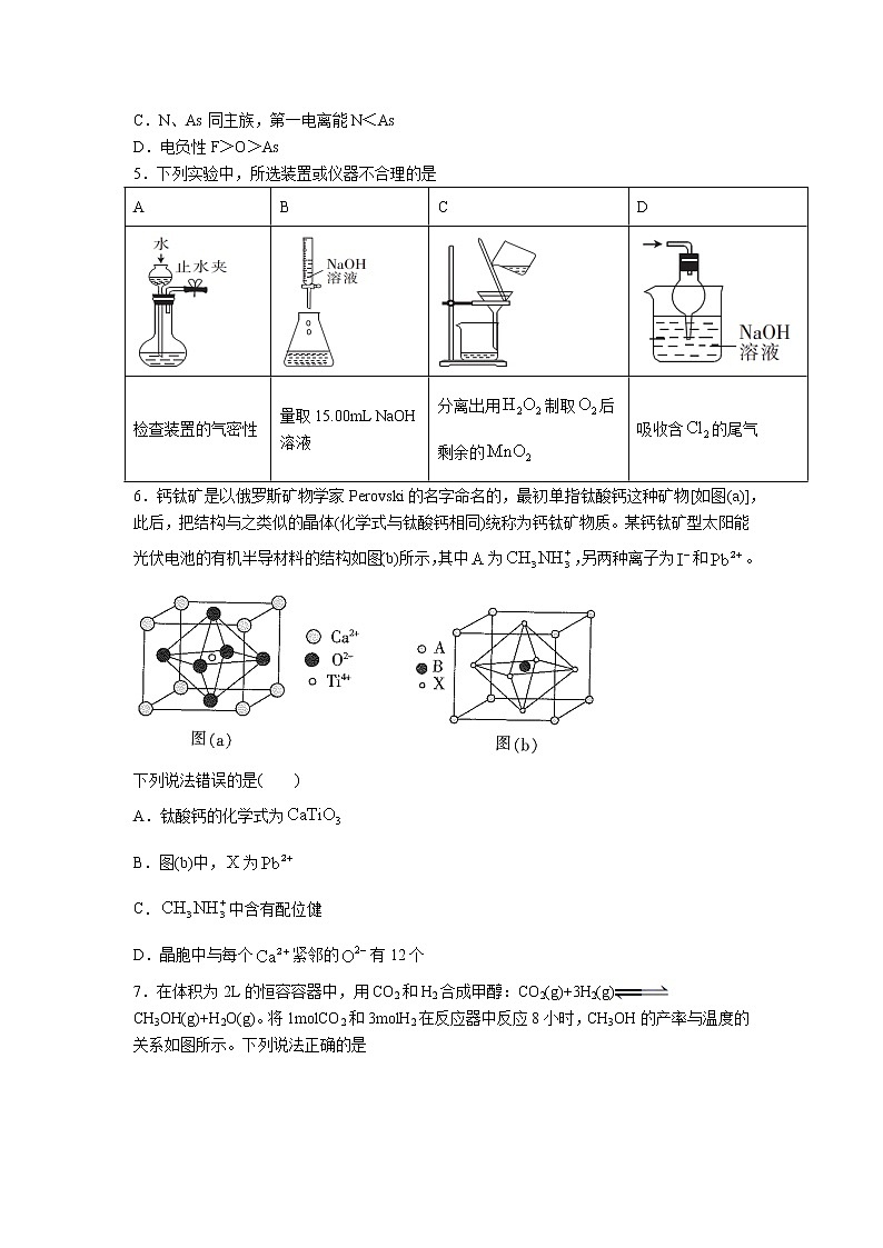 【辽宁新高考】2021年高三化学全真模拟卷1002