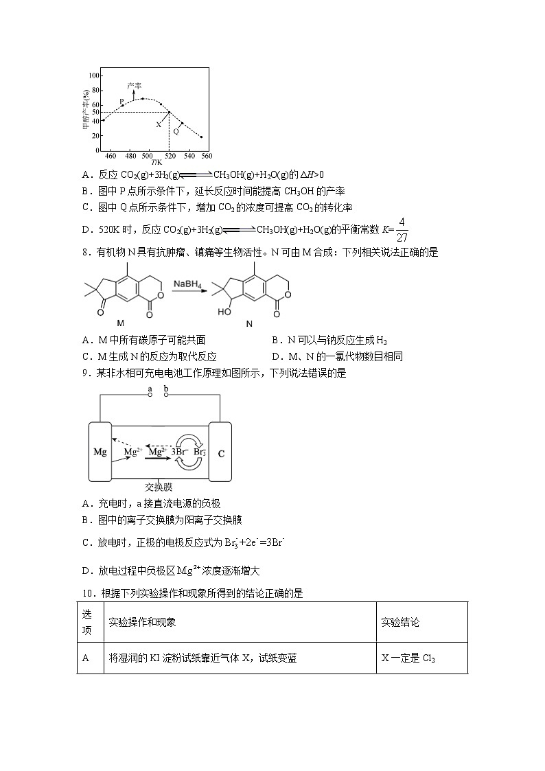 【辽宁新高考】2021年高三化学全真模拟卷1003