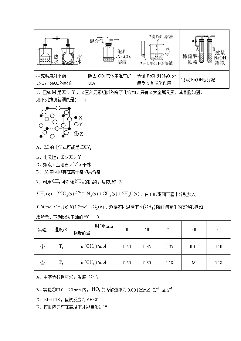 【辽宁新高考】2021年高三化学全真模拟卷04（原卷版）第2页