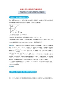 统考版2021届高考化学二轮复习备考提升指导与精练16溶液X型分布曲线类型及解题策略含解析