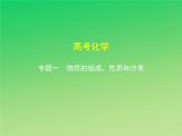 2021高考化学专题讲解   专题一　物质的组成、性质和分类（讲解部分）课件