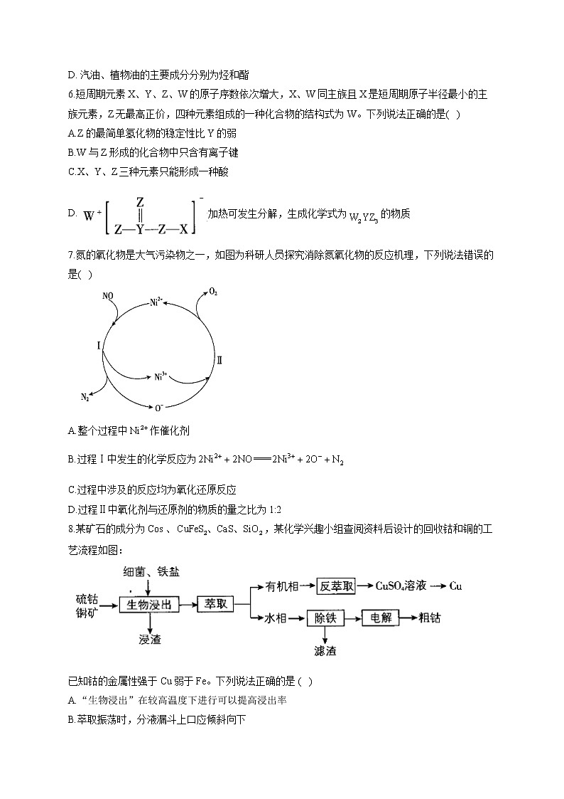 2021届高考化学黄金预测卷 新高考版 海南地区专用第2页