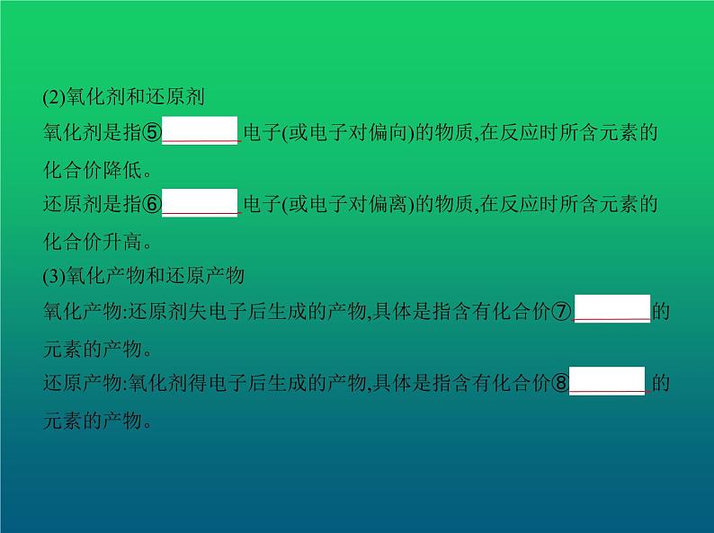 2021高考化学专题讲解  专题四　氧化还原反应（讲解部分）课件04