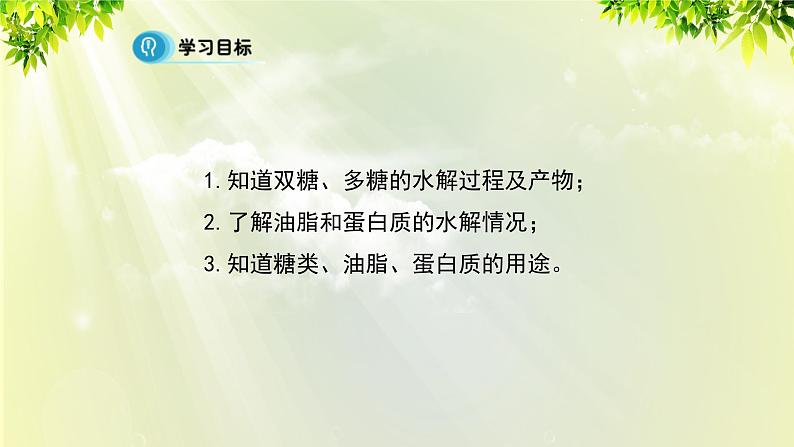 人教版高中化学必修二 第三章 有机化合物  第四节 《基本营养物质》课时2 课件02