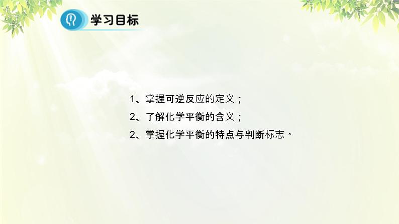 人教版高中化学必修二 第二章 化学反应与能量  第三节《化学反应的速率和限度》课时2 课件02