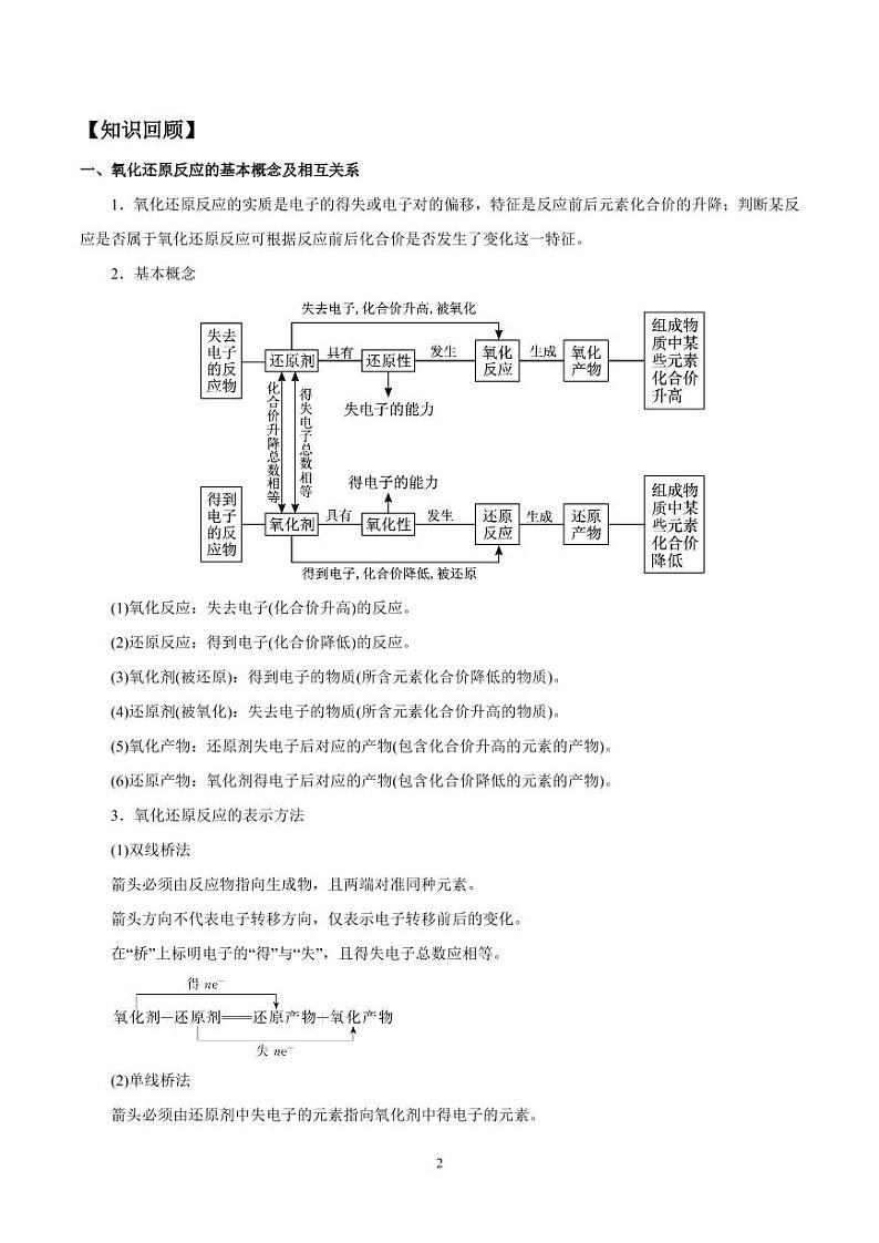 2020届高考化学二轮专题复习之难点突破 专题4 氧化还原反应与综合计算02