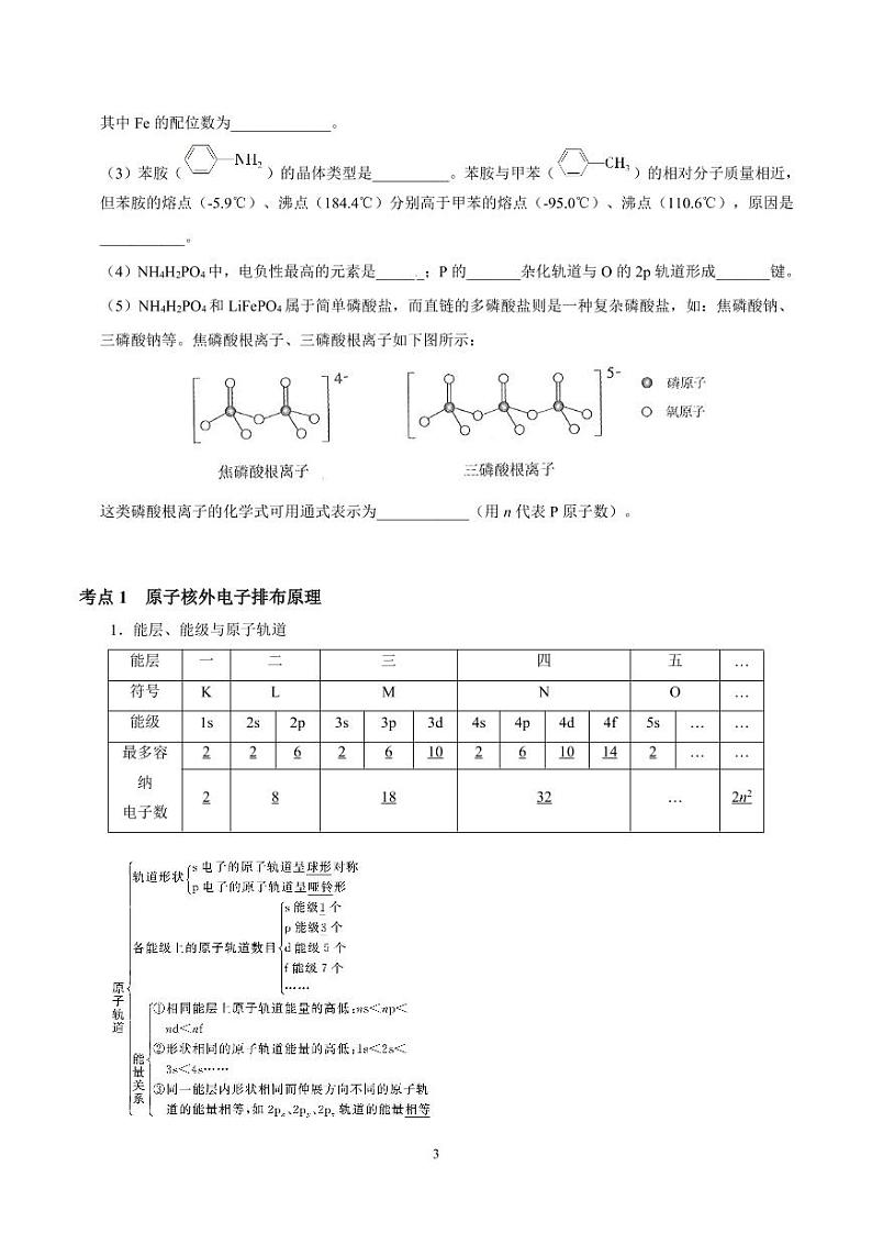 2020届高考化学二轮专题复习之难点突破 专题10 物质结构与性质（学生版）03