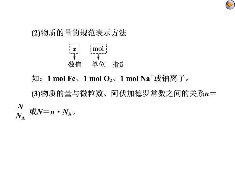 课时1　化学常用计量的基础知识（基础课） 课件06