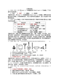 2021届高考模拟题精细分类精美word版实验专题1仪器选择型