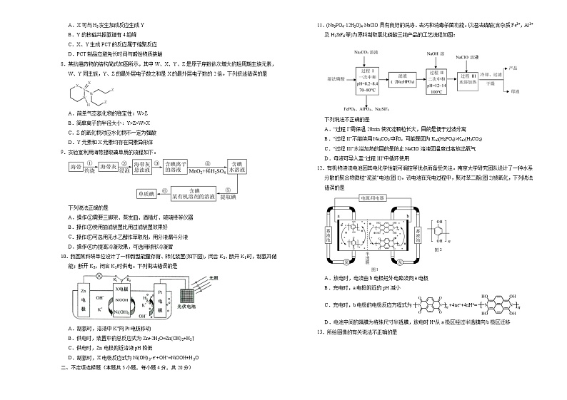 2021届山东省（新高考）高三下学期化学临考仿真模拟演练卷（二）02