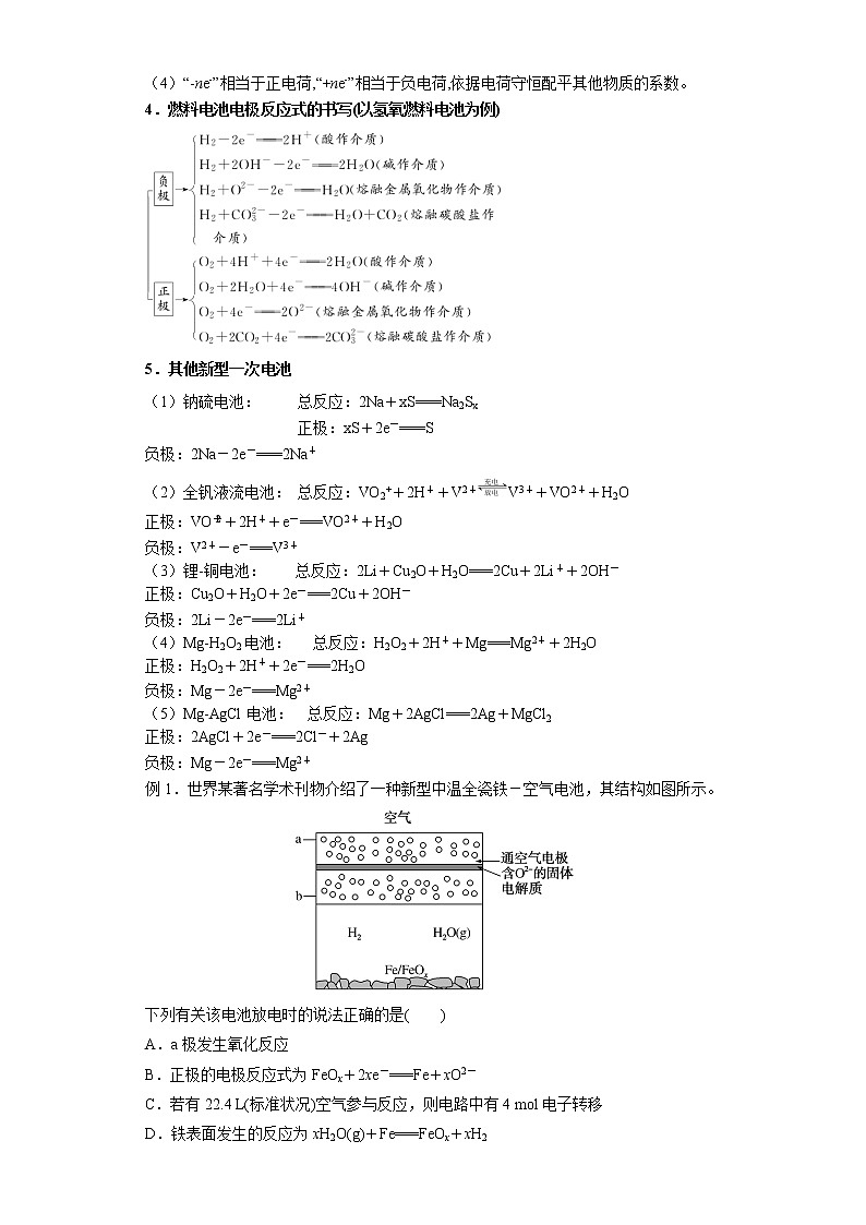 2021年新高考化学二轮备考选择题高频热点专项突破--专项突破20 原电池原理及其应用02