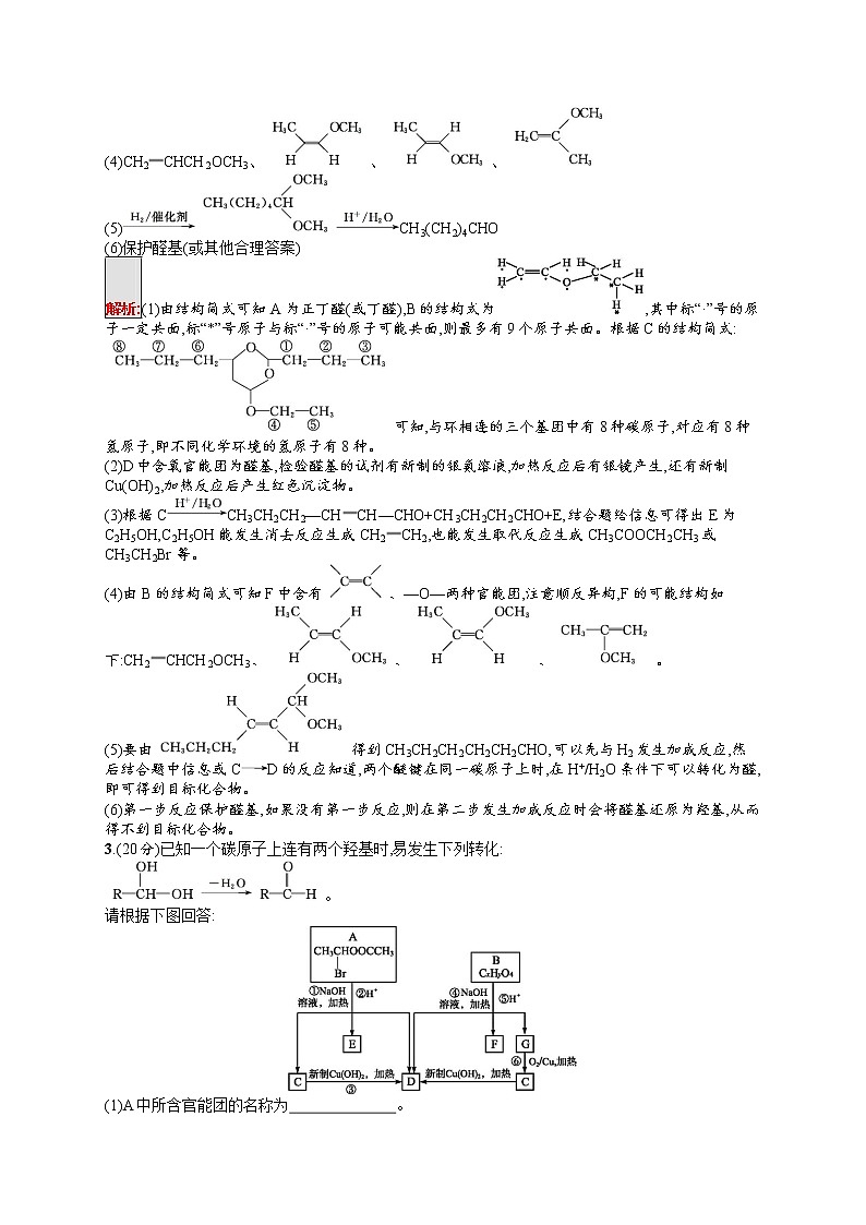 专题能力训练14　有机化学基础(选修) （含答案解析）03