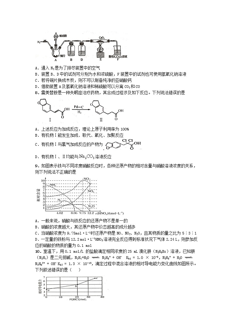2021福建省高考压轴卷： 化学+答案解析03
