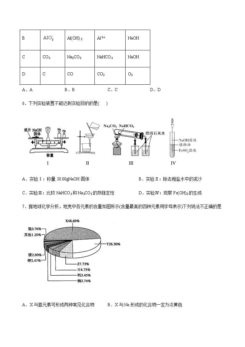 苏科版（2019）高中化学必修第二册专题9金属与人类文明单元测试(1)02