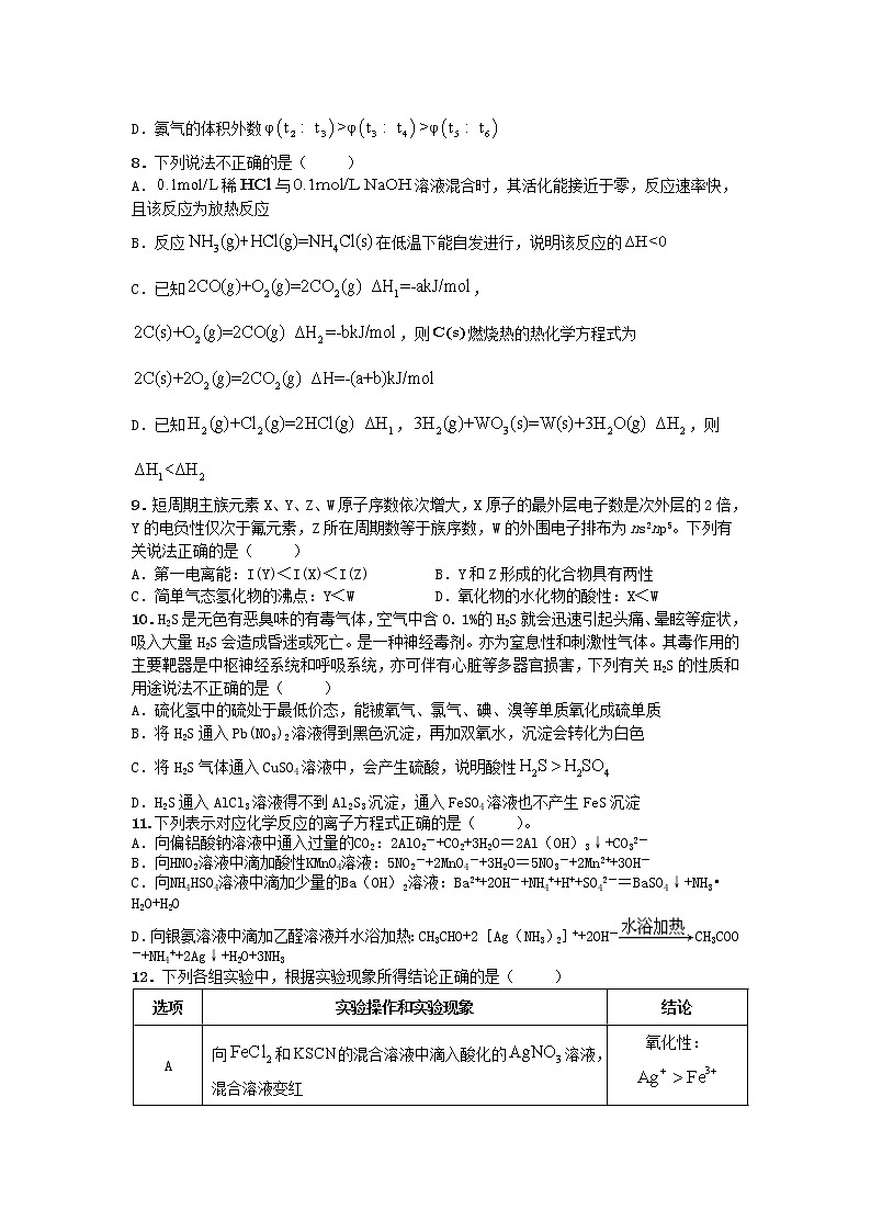 2021湖北省高考冲刺压轴卷：化学+答案解析03