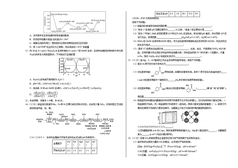 化学-2021年高考高三5月全国大联考考后（强化卷山东卷）含答案解析第3页