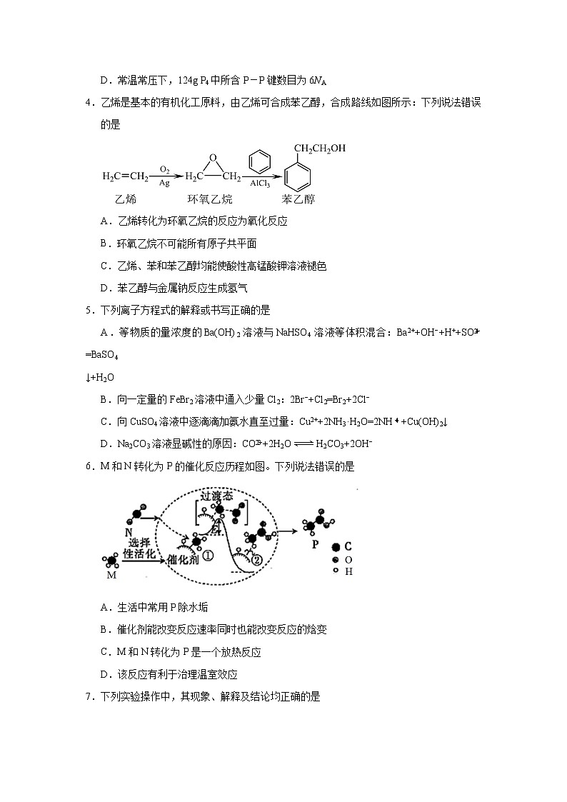 （新高考）2021届高考考前冲刺卷 化学（五）第2页