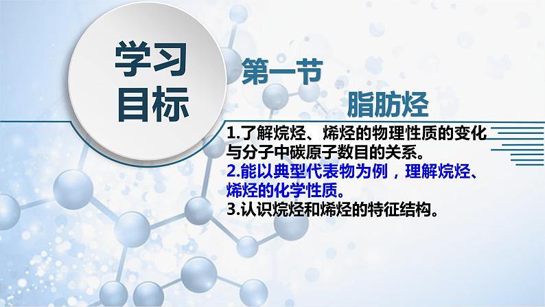 2.1 脂肪烃(1) 课件 2020-2021学年人教版高二化学选修5第3页