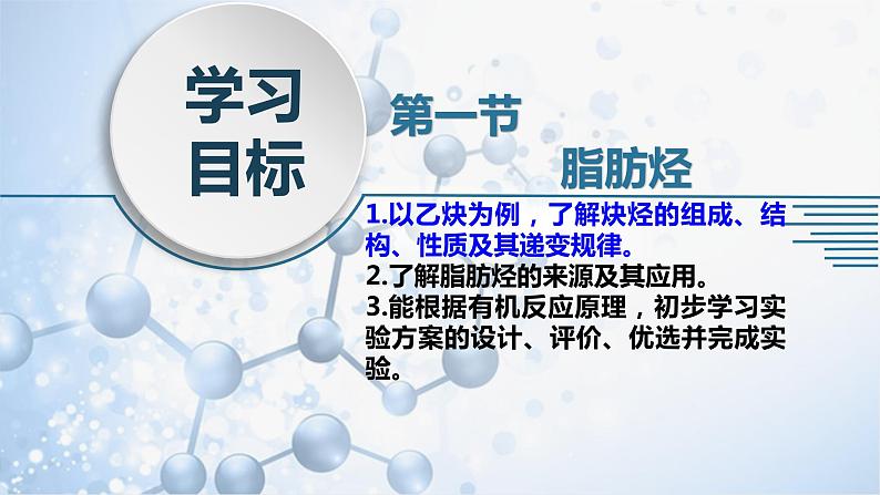 2.1  脂肪烃(2) 课件 2020-2021学年人教版高二化学选修502