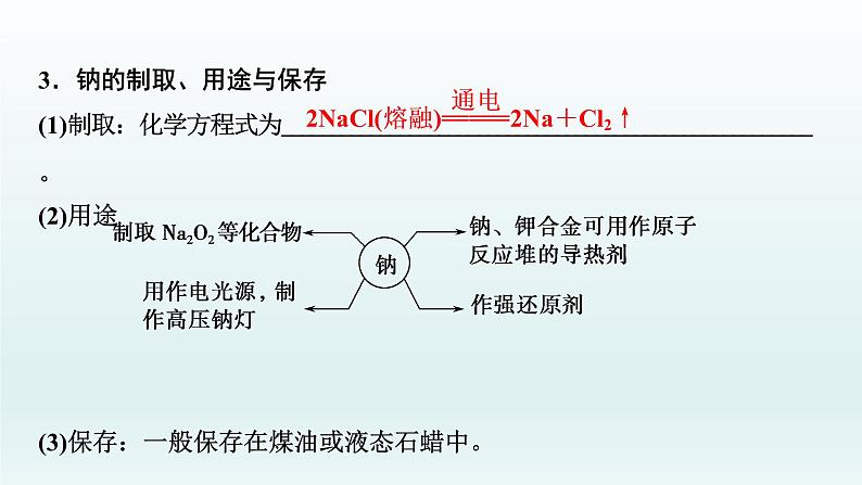 2022高三一轮复习  第三章  第8讲　钠及其化合物课件05