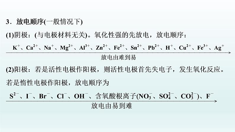 2022高三一轮复习化学  第六章  第20讲　电解池　金属的电化学腐蚀与防护课件06