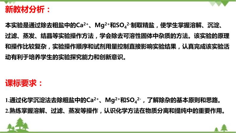 5.4 用化学沉淀法去除粗盐中的杂质离子-高中化学新教材 同步教学课件（人教2019必修第二册）02